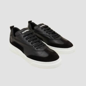 VALENTINO Czarne sneakersy Stan S Lace-Up