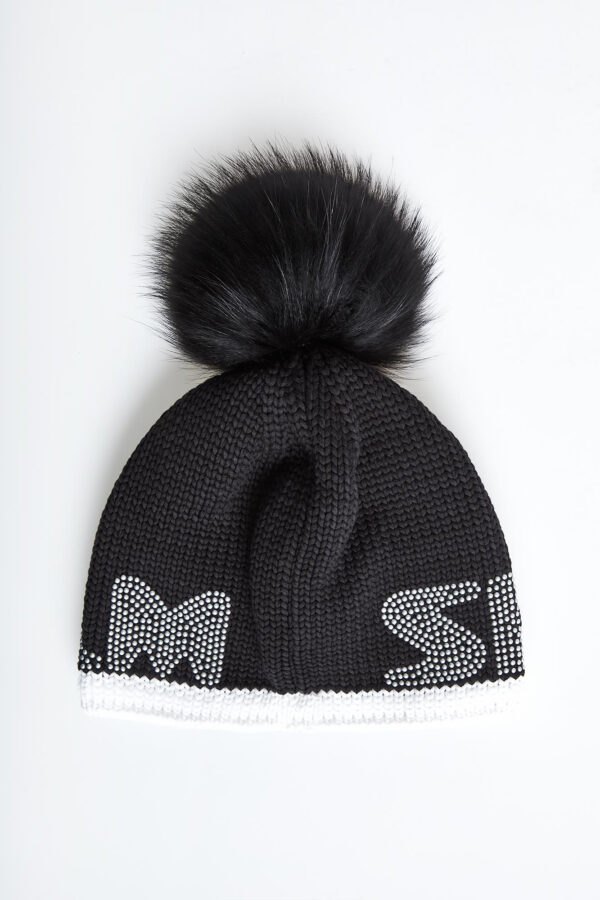 dfd4c94fd1164a345e36aad82c41ebf805fe6f39 Czapka damska z pomponem SPORTA