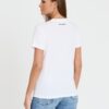 KARL LAGERFELD Biały damski t-shirt Ikonik 2.0