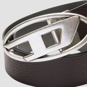 e077c113322129d674926279f3794b33df37fa70 DIESEL Dwustronny męski czarny pasek B-1DR REV II, Rozmiar 95