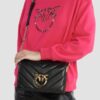 PINKO Czarna kopertówka Love Click Classic AW