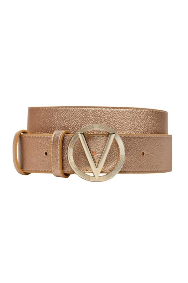 VALENTINO Złoty pasek damski Hampton