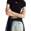 TOMMY JEANS Czarny damski t-shirt