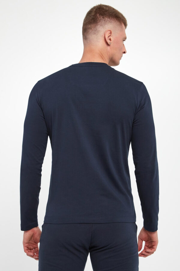 Longsleeve męski z logo AERONAUTICA MILITARE