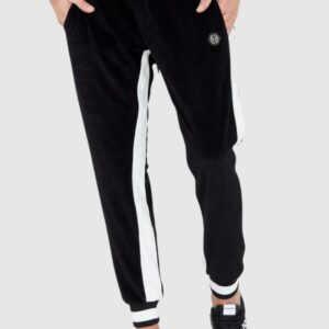 e1ab832c36c98f0dadd1505bba63704317f7fb04 PHILIPP PLEIN Czarny dres męski z aksamitu