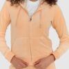 JUICY COUTURE Klasyczna welurowa rozpinana bluza damska dresowa robertson