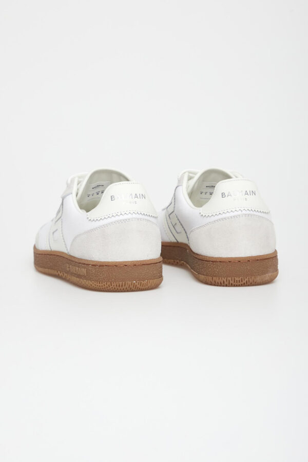 e215beae6153b970bb4e76f654f057d65bde4e15 Sneakersy damskie skórzane Swan trainers BALMAIN