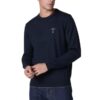 AERONAUTICA MILITARE Granatowy sweter męski Merino