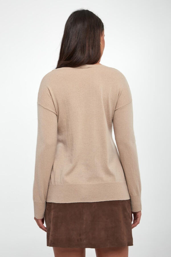 Sweter damski wełniany z kaszmirem Nebula