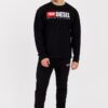 DIESEL Czarny longsleeve męski T-BOXT-LS-DIV