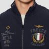 AERONAUTICA MILITARE Granatowa bluza męska Color-block