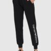 EMPORIO ARMANI Czarny damski komplet bluza i spodnie