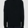 C.P. COMPANY Czarny męski cienki sweter Crew Neck