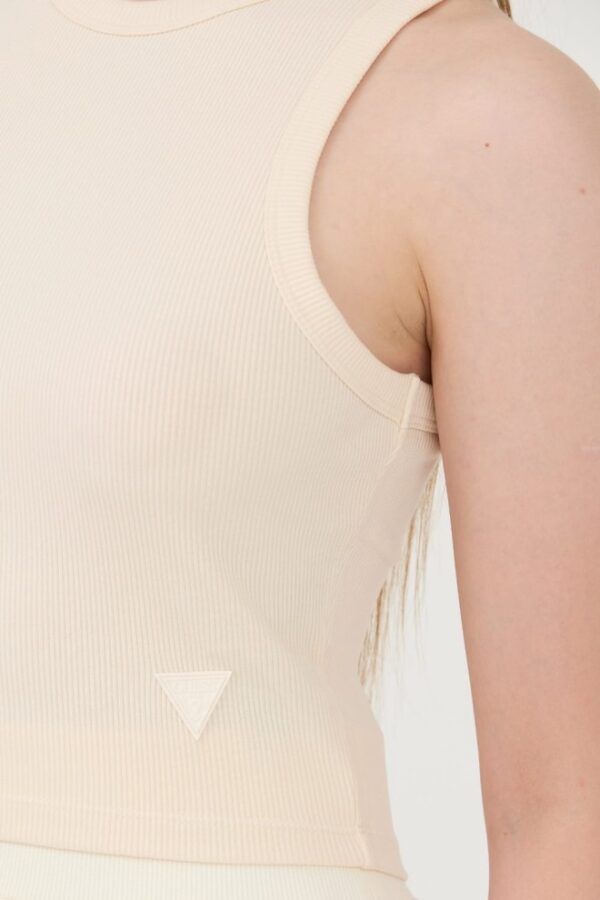 GUESS Beżowy damski top Edie Tank