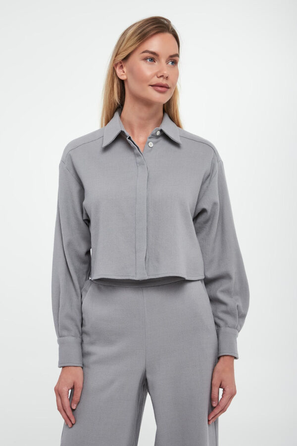 e45943b7d4d59e1bc438bb76848a2268082c5831 Koszula damska wełniana Livia MARELLA MONOCHROME