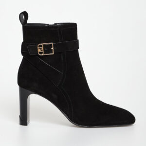 e4d6b272769c580ad87cbe78245fee83abcf3929 Botki zamszowe na obcasie LIU JO