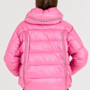 e56e1fd4f56bbdf5c41cda42063b7f8c19c10845 DIEGO M Różowa damska kurtka, Rozmiar 42 EU - 46 IT