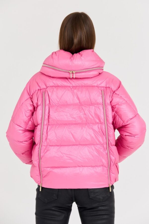 DIEGO M Różowa damska kurtka, Rozmiar 42 EU - 46 IT