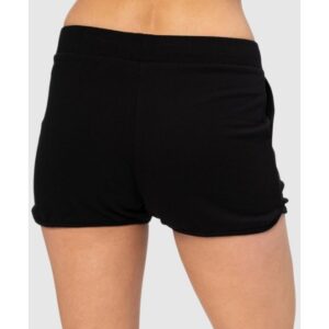 e5931b10b0e2db9d9dda718a23d9539b3e1d7d64 MOSCHINO Czarne szorty damskie ze złotym logo