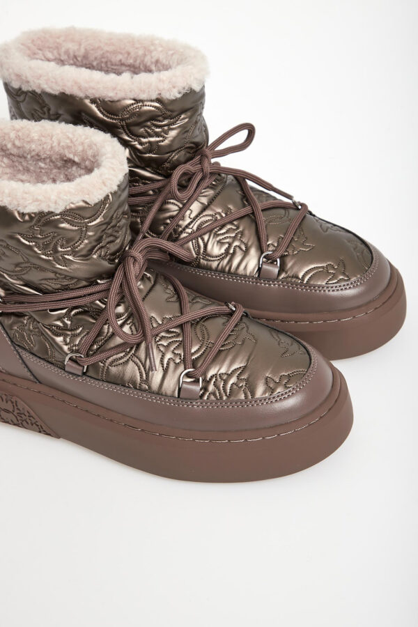 e5b1d04d8e5fc34b76a4432d8deef9e0abe3b85d Śniegowce damskie skórzane Yoko 19 PINKO