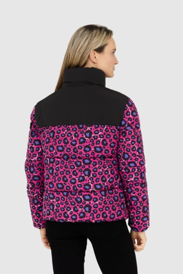 INVICTA Różowa kurtka damska w cętki