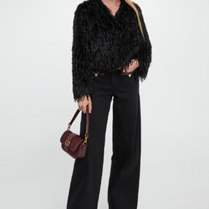 e62107846eb363bfc557150d1832498e7c34ed7e Futerko damskie z piórami JOSEPH RIBKOFF