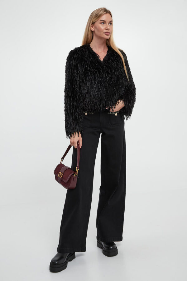 Futerko damskie z piórami JOSEPH RIBKOFF