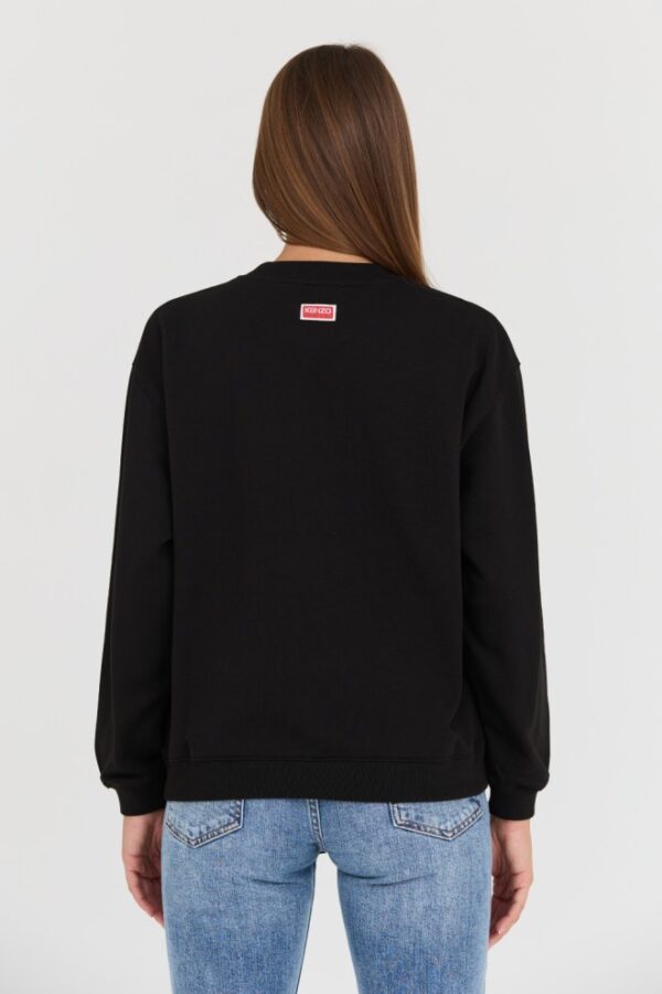 KENZO Czarna damska bluza TIGER VARSITY JUNGLE CREW-NEC