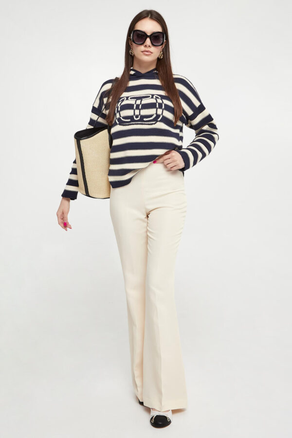 e6b1c8b5ac98c92a8d7dd721afa7917ab4d9e83e Sweter damski z kapturem TWINSET