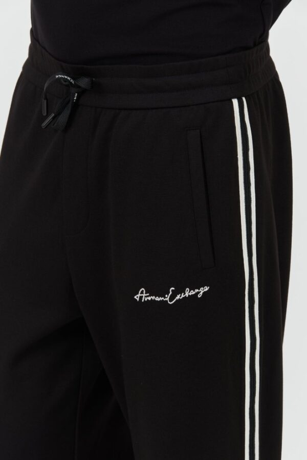 ARMANI EXCHANGE Czarne męskie spodnie dresowe