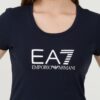 EA7 Granatowy damski t-shirt