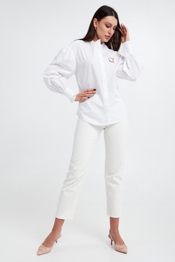 e897cc512e7a63e67b56186114c264f43e46adf5 Koszula damska popelinowa TWINSET