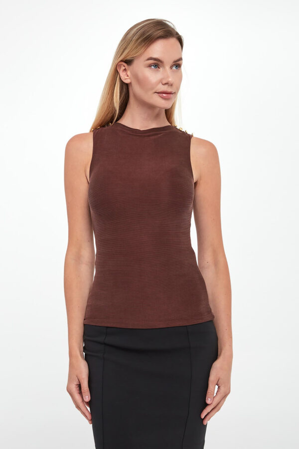 Top damski w prążki ELISABETTA FRANCHI