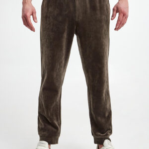 e9176806ee3828879a733193280107f09baba0b6 Spodnie dresowe męskie welurowe EMPORIO ARMANI