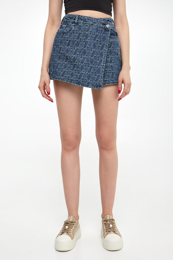 e92bfa23c0f0c8b36ea9ad35531dda87aadf0ea7 Spódnico-szorty damskie ARMANI EXCHANGE