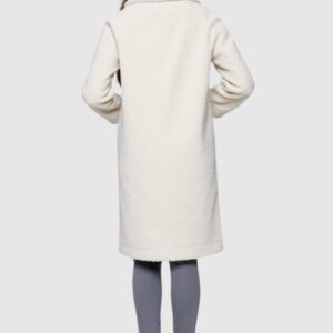 e945936bbad95d23626c6c1226ef910de4495ffe HETREGO Dwustronny płaszcz damski ecru Shannon, Rozmiar 38 EU - 42 IT