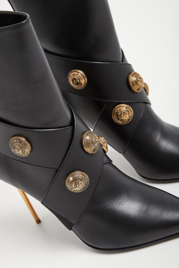 e9a62d7508b10af934c606220a3841dd56c282e6 Botki damskie na szpilce BALMAIN