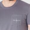 ea259ae4ff99efaa423eb79dea946221cef37228 CALVIN KLEIN JEANS Szary t-shirt męski z logo