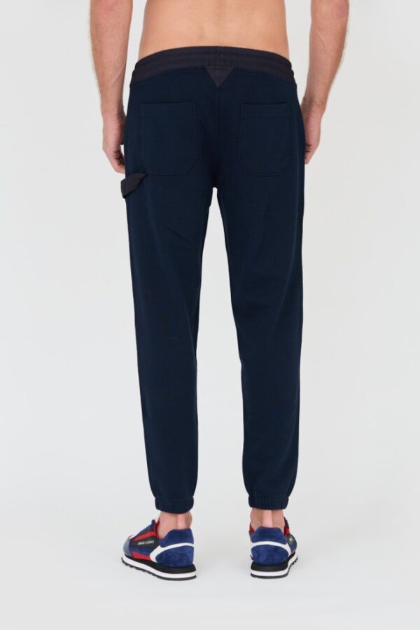 AERONAUTICA MILITARE Granatowe męskie spodnie dresowe