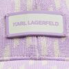 KARL LAGERFELD Fioletowa czapka K/monogra