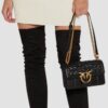 PINKO Czarna torebka Love One Mini DC