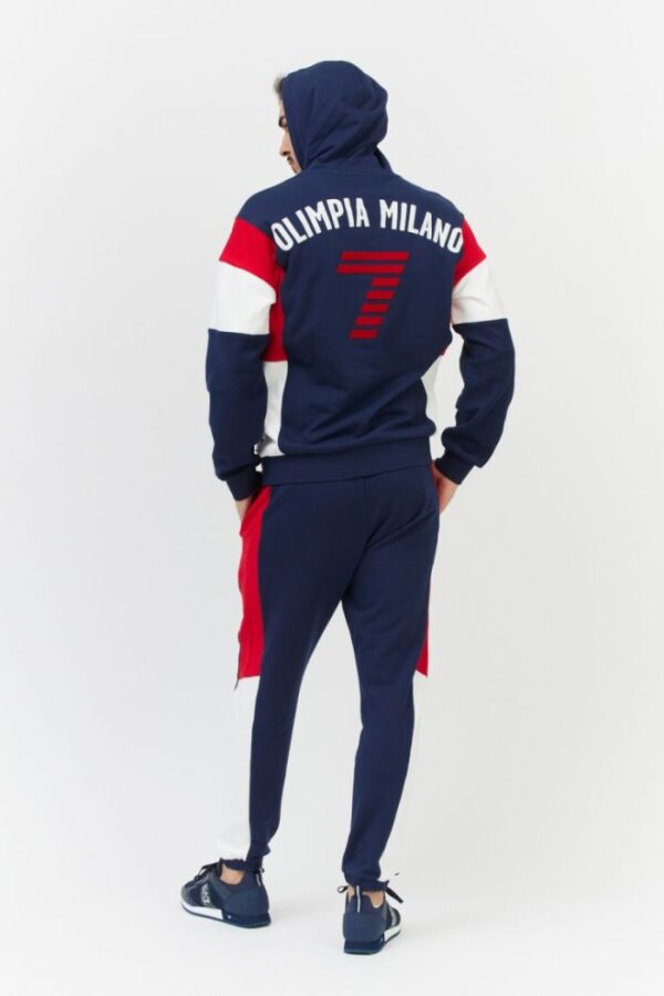 EA7 Granatowe spodnie męskie Olimpia milano