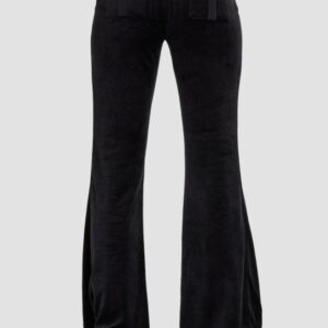 eb3ebc8c4b10fdc6fd3ff0a04fc4174b880f04f4 JUICY COUTURE Czarne damskie spodnie Caisa Ultra Low Rise