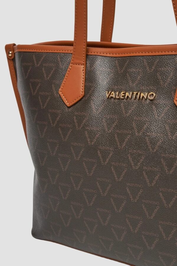VALENTINO Brązowa damska shopperka Lady Re