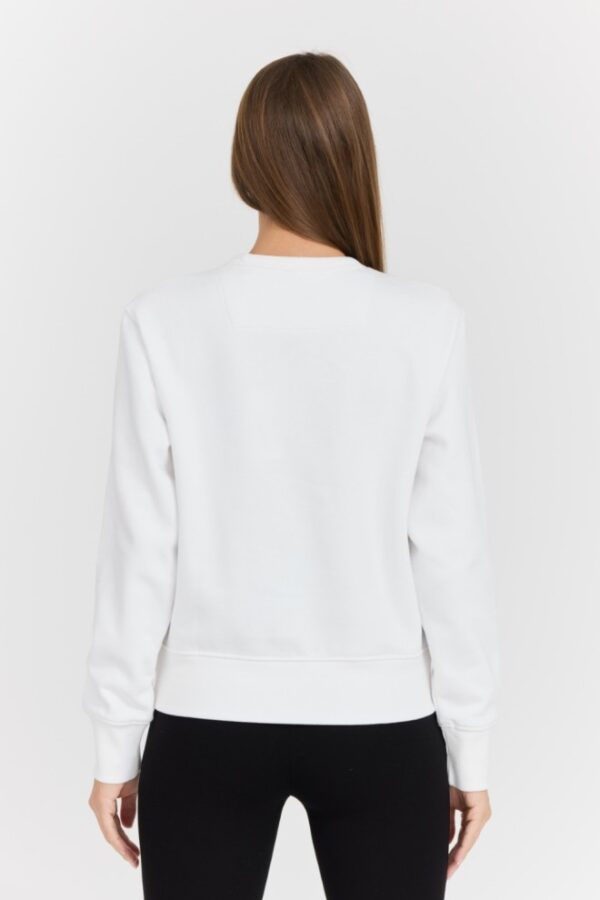 eb8100de528b118c911adc64f9738be62df19e21 GUESS Biała damska bluza z dużym logo Original Fleece