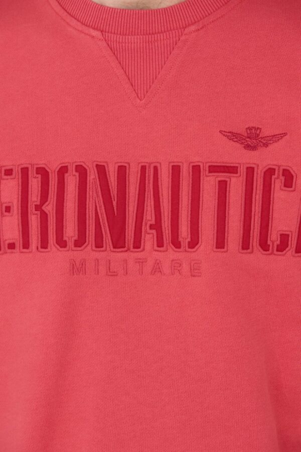 AERONAUTICA MILITARE Różowa męska bluza