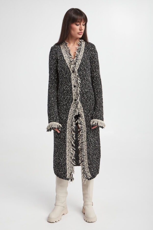 Kardigan damski boucle TWINSET