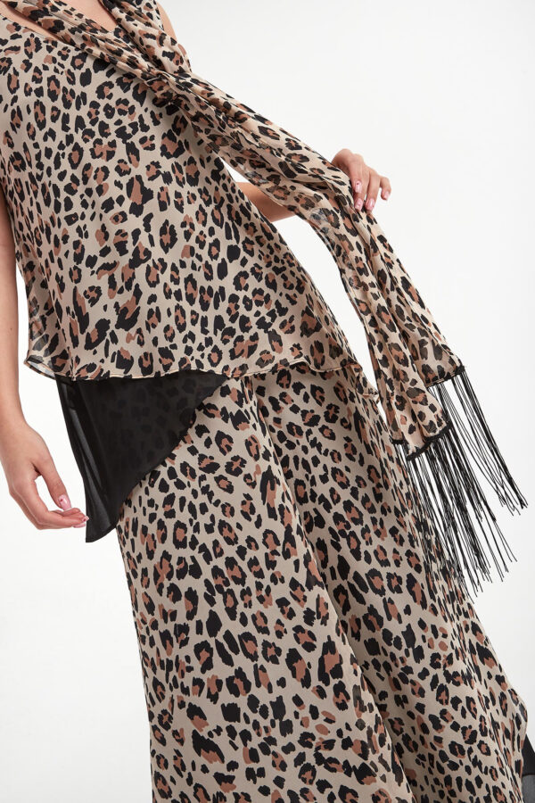 Top damski w panterkę JOSEPH RIBKOFF