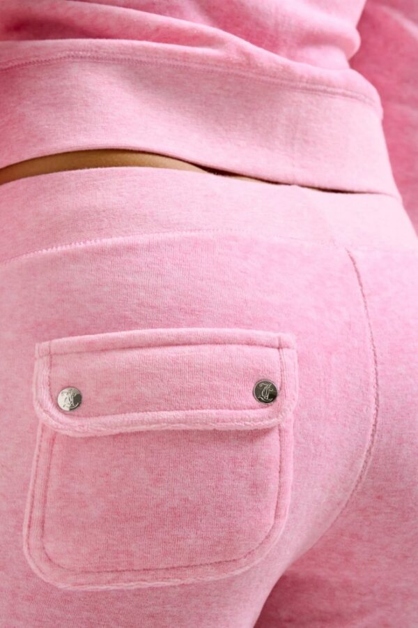 JUICY COUTURE Różowe damskie spodnie dresowe Layla Low Rise Pocket