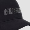 GUESS Czarna damska czapka z daszkie